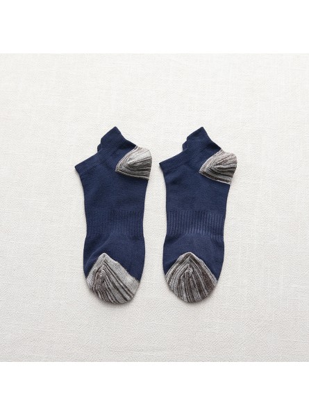 Men Solid Color Simple Summer Low Cut Short Socks