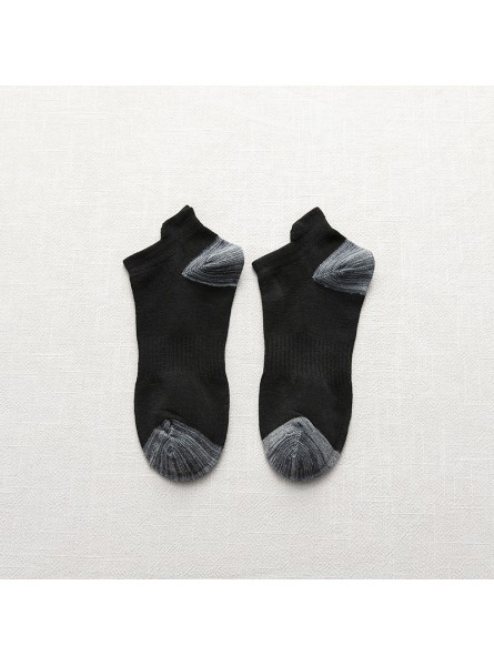 Men Solid Color Simple Summer Low Cut Short Socks