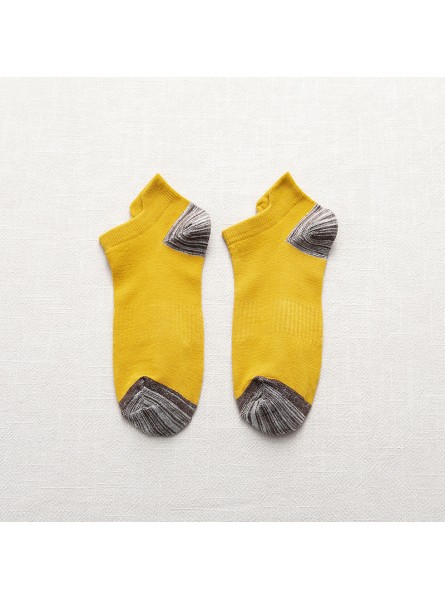 Men Solid Color Simple Summer Low Cut Short Socks