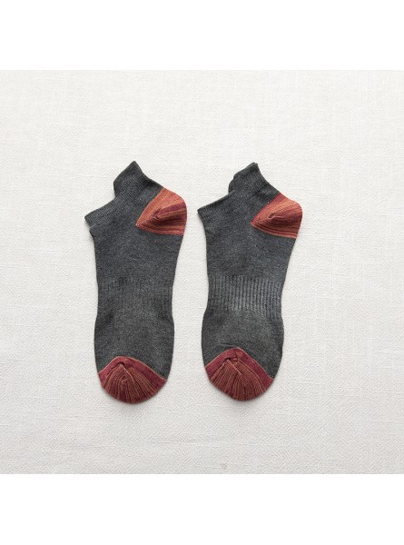 Men Solid Color Simple Summer Low Cut Short Socks