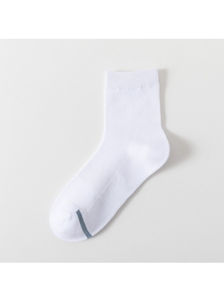 Men Fashion Casual Sports Basic Cotton Mid-Calf Socks