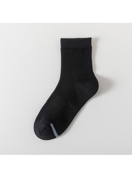 Men Fashion Casual Sports Basic Cotton Mid-Calf Socks