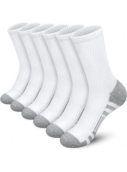 Men Simple Stripe Sports Stockings 5 Pairs-Bag