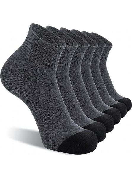 Men Simple Stripe Sports Stockings 5 Pairs-Bag