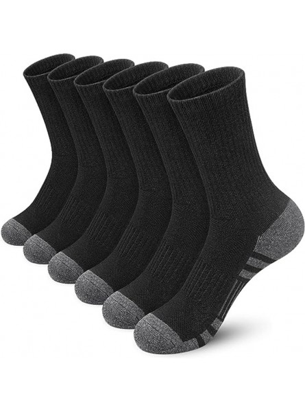 Men Simple Stripe Sports Stockings 5 Pairs-Bag