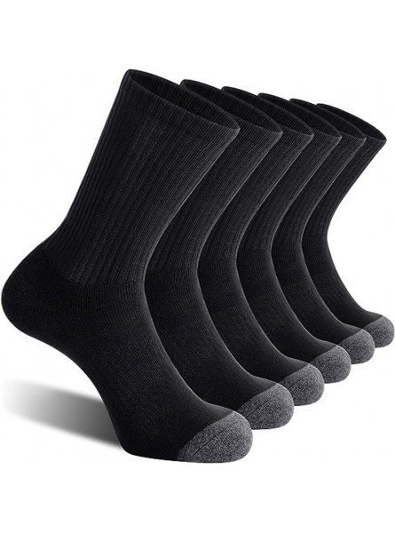 Men Simple Stripe Sports Stockings 5 Pairs-Bag