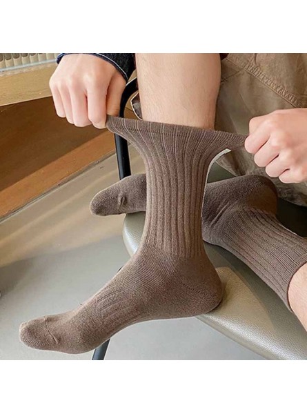 Men Spring Autumn Leisure Sports Letter Mid-Calf Socks