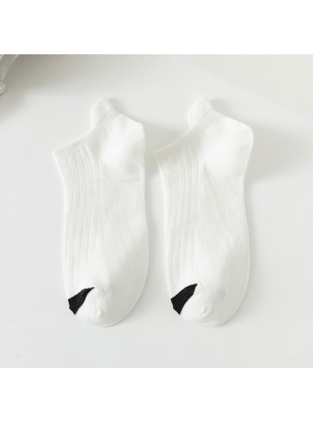 Men Simple Solid Color Shallow Mouth Invisible Boat Socks