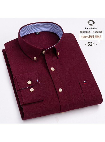 Men Fashion Casual Business Plaid Stripe Print Plus Size Long Sleeve Lapel Shirt