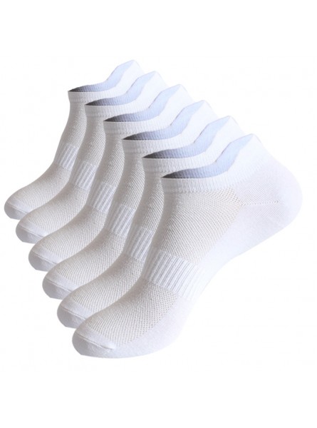 Men Simple Solid Color Mesh Boat Socks