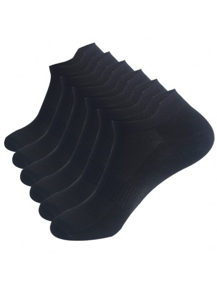 Men Simple Solid Color Mesh Boat Socks